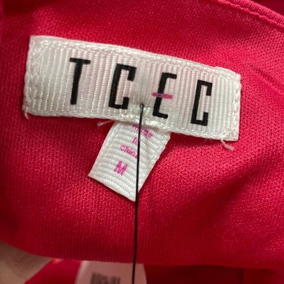 TCEC Fuchsia Halter Dress Size Medium NWT - Picture 6 of 8
